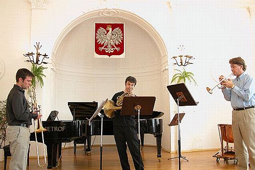 Jonathan Lombardo, Jacek Muzyk i Alex Jokipii w Wałbrzychu
